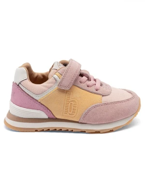 bisgaard Skórzane sneakersy w kolorze jasnoróżowo-żółtym rozmiar: 31