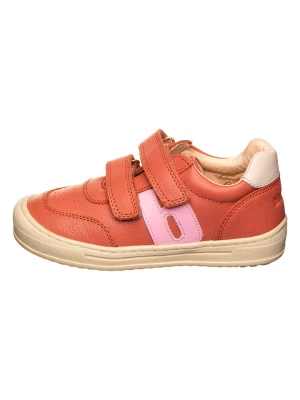 bisgaard Skórzane sneakersy w kolorze koralowym rozmiar: 29