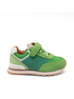 bisgaard Skórzane sneakersy w kolorze zielono-białym rozmiar: 34