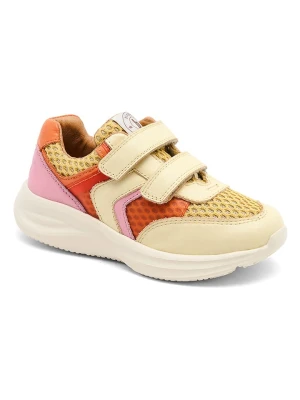 bisgaard Skórzane sneakersy "Yuki" w kolorze żółtym rozmiar: 28
