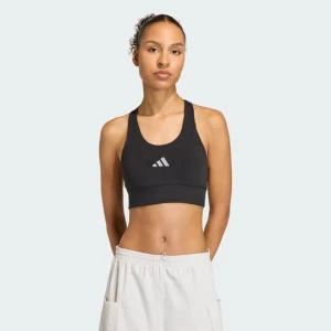 Biustonosz adi365 Running Pocket Medium Support Adidas czarny