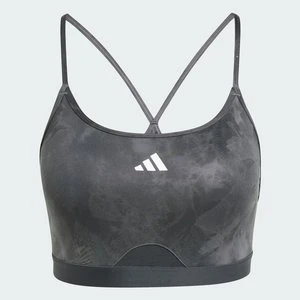 Biustonosz Aeroreact Training Essentials Light Support Tie-Dye Flower-Print Adidas