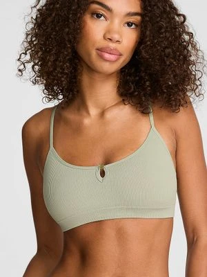 PINK Biustonosz AnyWear z głębokim dekoltem i wycięciem na plecach Victoria's Secret