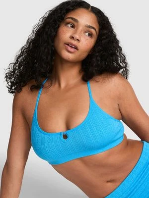 PINK Biustonosz AnyWear z głębokim dekoltem i wycięciem na plecach Victoria's Secret