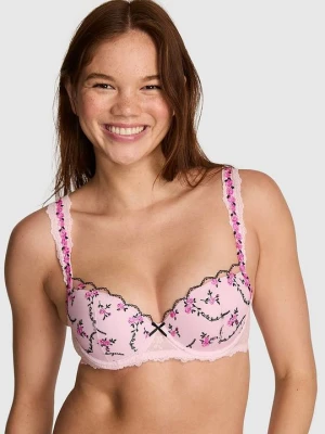 Biustonosz balconette push-up PINK Wink Victoria's Secret