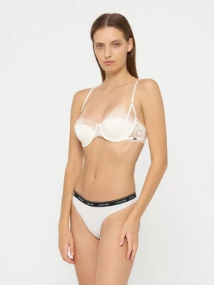 Biustonosz balkonetka Calvin Klein biały