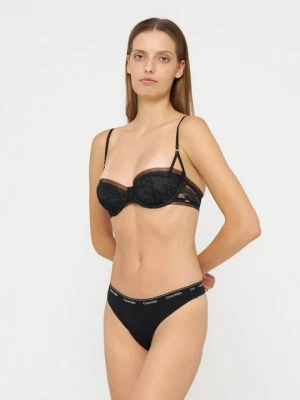 Biustonosz balkonetka Calvin Klein czarny