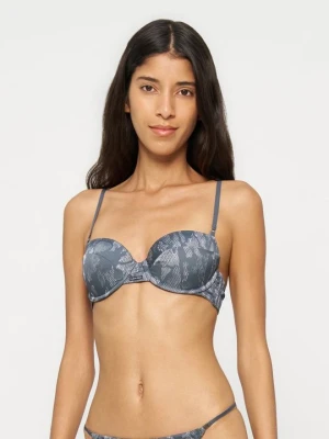 Biustonosz balkonetka Calvin Klein fioletowy