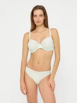 Biustonosz balkonetka Calvin Klein niebieski