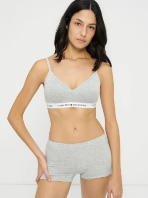 Biustonosz bardotka Tommy Hilfiger jasnoszary