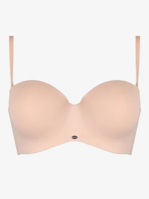 Biustonosz bardotka z gładkimi miseczkami Ophelia 01 Poupee Marilyn