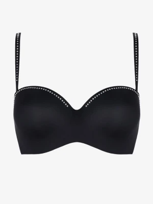 Biustonosz bardotka z kryształkami Ophelia Jet Poupee Marilyn