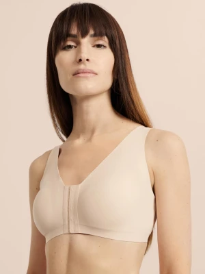 Biustonosz bez fiszbin po mastektomii z zapięciem z przodu Etam