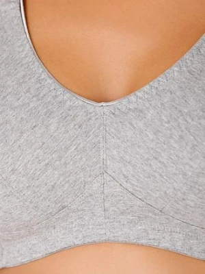 Biustonosz bez fiszbinów z bawełną organiczną (2 szt.) bonprix