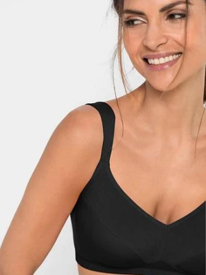 Biustonosz bez fiszbinów z bawełną organiczną (2 szt.) bonprix