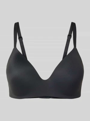 biustonosz bez szwów Calvin Klein Czarny