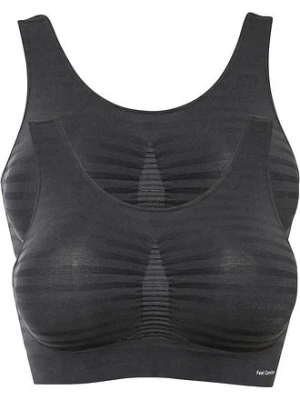 Biustonosz bezszwowy bustier Feel comfort (2 szt.) bonprix