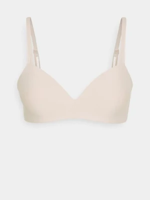 Biustonosz bezszwowy Calvin Klein beżowy