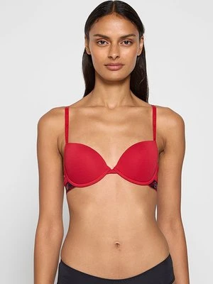 Biustonosz bezszwowy Emporio Armani czerwony