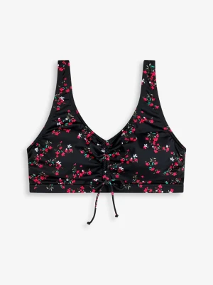 Biustonosz bikini bustier BonPrix czarny