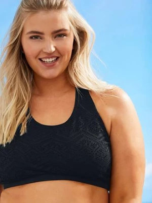 Biustonosz bikini bustier z koronki bonprix