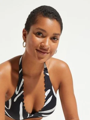 Biustonosz bikini z ramiączkami łączonymi na szyi bonprix