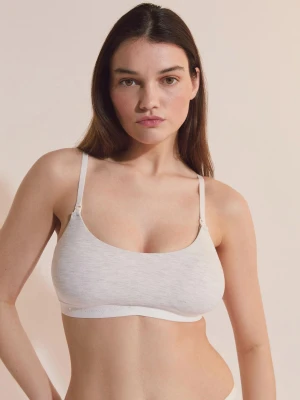 Biustonosz braletka ciążowy z klipsami do karmienia Etam