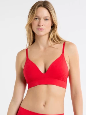 Biustonosz braletka push-up Etam czerwony