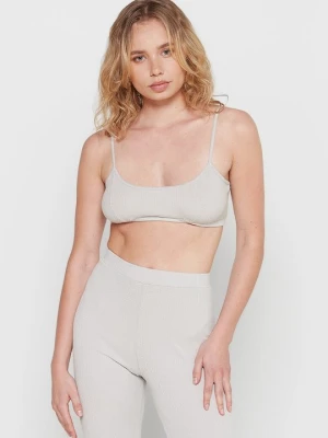 Biustonosz bustier American Vintage szary