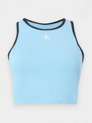 Biustonosz bustier Calvin Klein jasnoniebieski