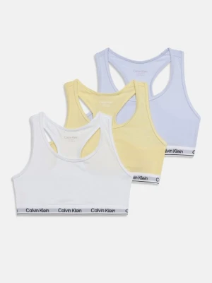 Biustonosz bustier Calvin Klein jasnoniebieski
