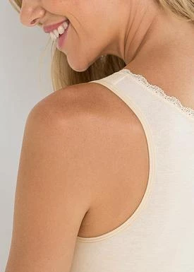 Biustonosz bustier do karmienia, bawełna organiczna bonprix