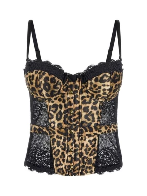 Biustonosz bustier Guess beżowy