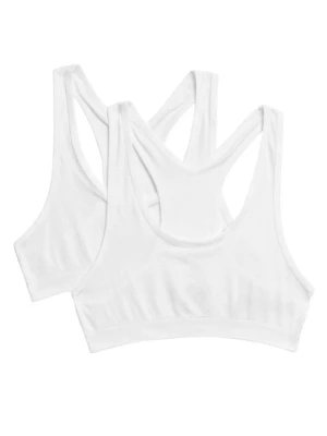 Biustonosz bustier Marks & Spencer biały