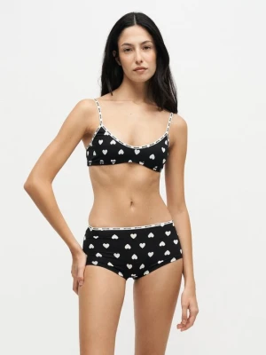 Biustonosz bustier MOSCHINO czarny
