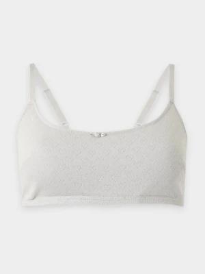 Biustonosz bustier Only jasnoszary melanż