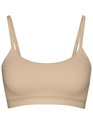 Biustonosz bustier Pieces beżowy