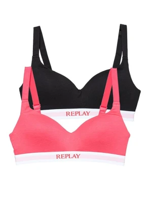 Biustonosz bustier Replay różowy