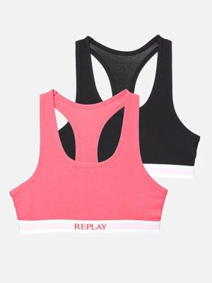 Biustonosz bustier Replay różowy