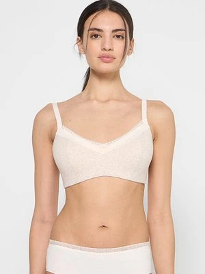 Biustonosz bustier Sloggi metaliczny szary