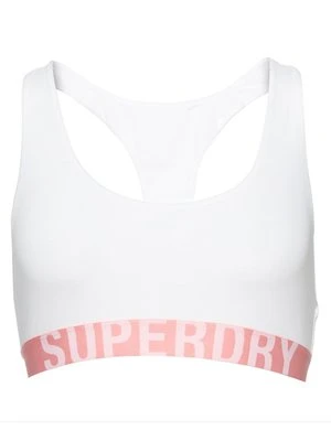 Biustonosz bustier Superdry mleczny