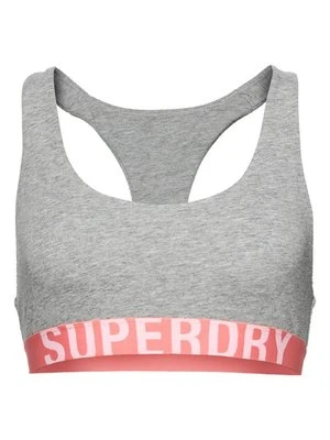 Biustonosz bustier Superdry jasnoniebieski melanż