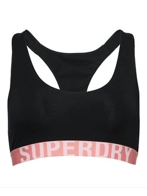 Biustonosz bustier Superdry czarny melanż