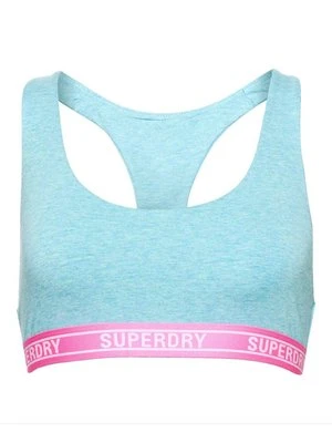 Biustonosz bustier Superdry niebieski
