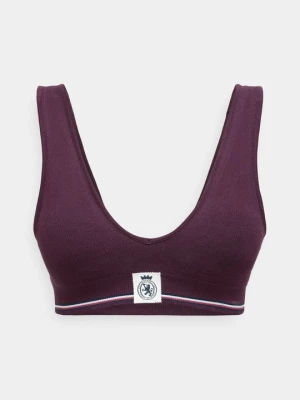 Biustonosz bustier Tommy Hilfiger bordowy