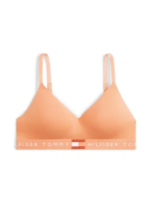 Biustonosz bustier Tommy Hilfiger morelowy