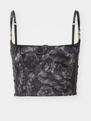 Biustonosz bustier Versace czarny