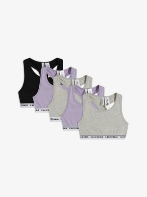 Biustonosz bustier z miękką bawełną (5 szt.) bonprix