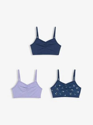 Biustonosz bustier z miękką bawełną organiczną (3 szt.) bonprix