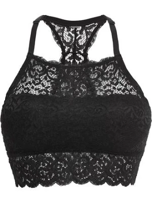 Biustonosz bustier z rozciągliwej koronki bonprix